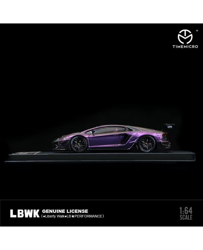 (預訂 Pre-order) TM Timemicro 1:64 LBWK LP700 2.0 Lamborghini 變色紫 (Diecast car model)
