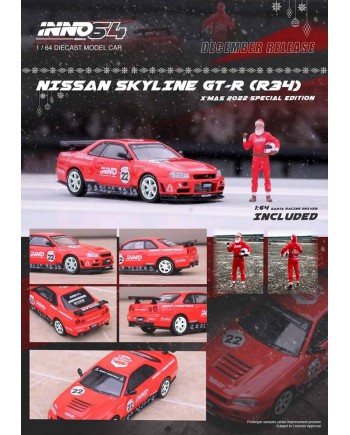 (預訂 Pre-order) Inno64 NISSAN SKYLINE GT-R (R34) R-Tune 