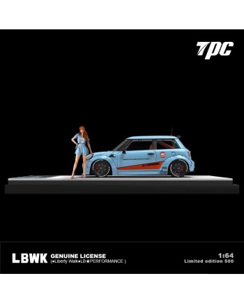 (預訂 Pre-order) TPC 1/64 LBWK MINI COUPE Gulf (Diecast car model) 限量500台 人偶版