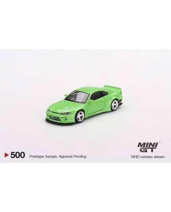 (預訂 Pre-order) Mini GT 1/64 MGT00500-R - Nissan Silvia Pandem (S15) Green RHD (Diecast car model)