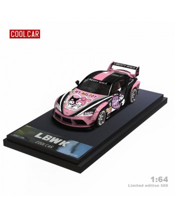 (預訂 Pre-order) CoolCar 1:64 Toyota Supra LBWK (Diecast car model) 粉色普通版