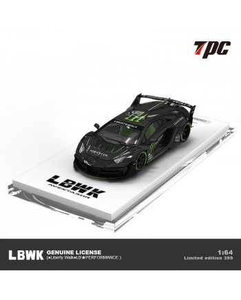 (預訂 Pre-order) TPC 1/64 LBWK 700 GT EVO Black monster (Diecast car model) 普通版