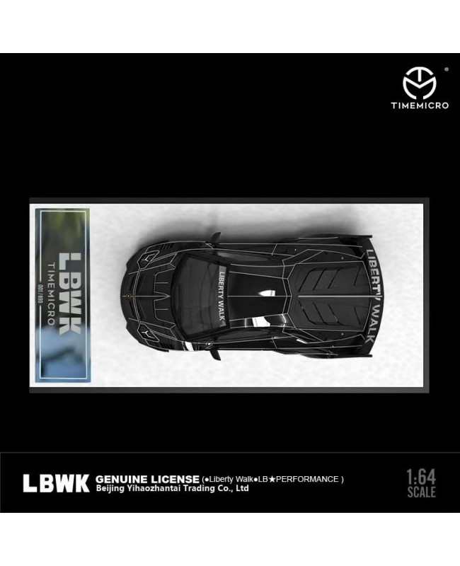 (預訂 Pre-order) Time Micro TM LBWK 1/64 Lambor LP700 GT EVO 爆裂纹 (Diecast car model) 黑