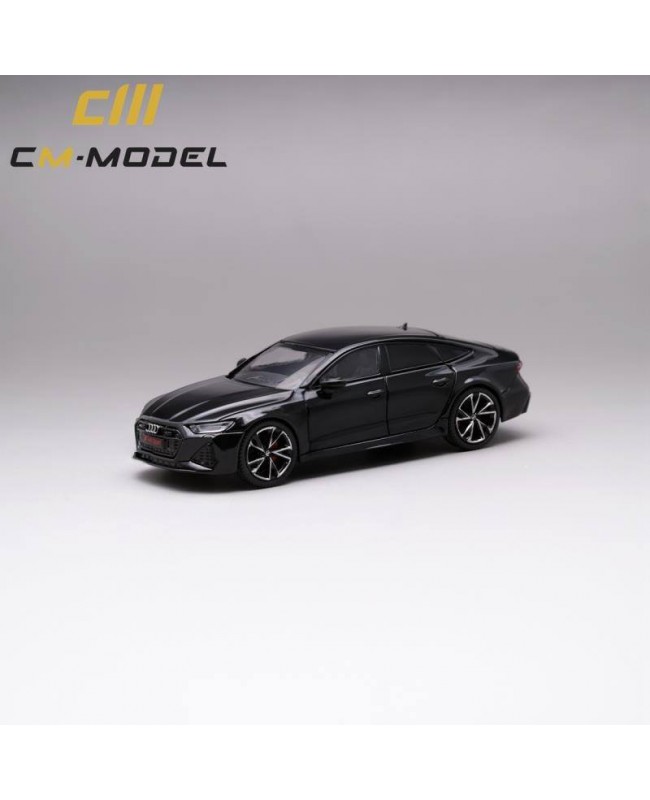 (預訂 Pre-order) CM Model 1:64 Audi S7 Sportback 2022 Black 黑色(Diecast car model)