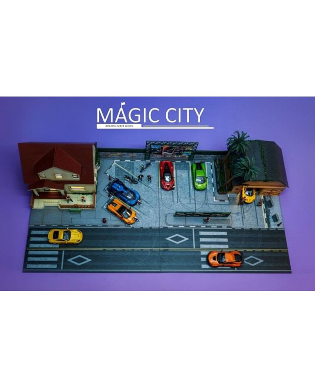 (預訂 Pre-order) Magic City 1/64 Fast and furious 場景 (11049)