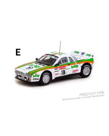 (預訂 Pre-order) Tarmac 1/64 T64P-TL002-83SAN18 - Lancia 037 Rally Rallye Sanremo 1983 M. Biasion/ T. Siviero (Diecast car model)