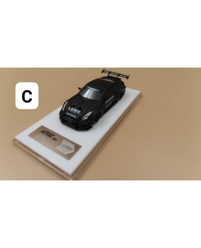 (預訂 Pre-order) ATOZ Model 1/64 LBWK GTR35 (Resin car model) 碳纖維 (限量199台)