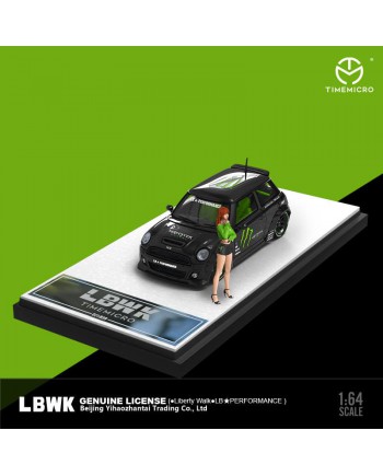 (預訂 Pre-order) LBWK TM 1/64 BMW MINI COOPER Monster / Redbull (Diecast car model) Monster 人偶版