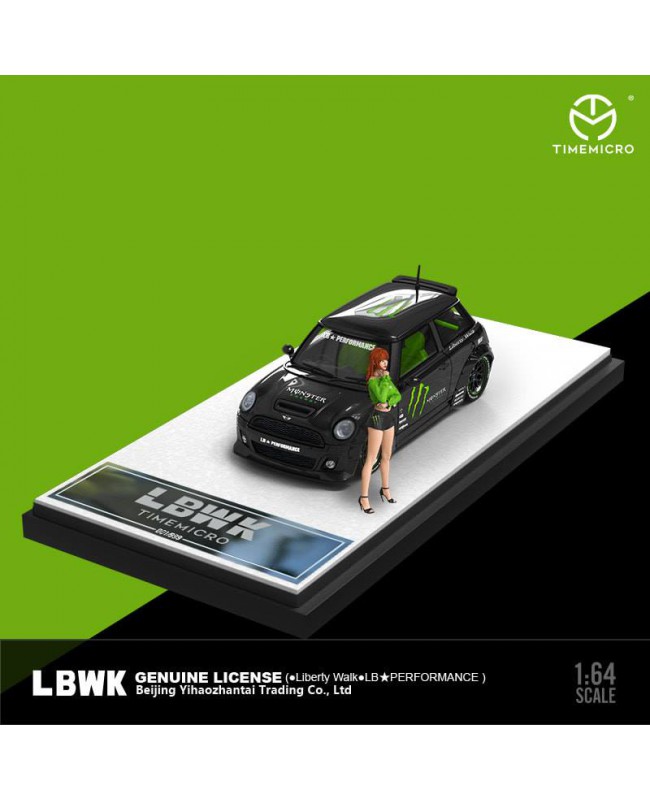 (預訂 Pre-order) LBWK TM 1/64 BMW MINI COOPER Monster / Redbull (Diecast car model) Monster 人偶版