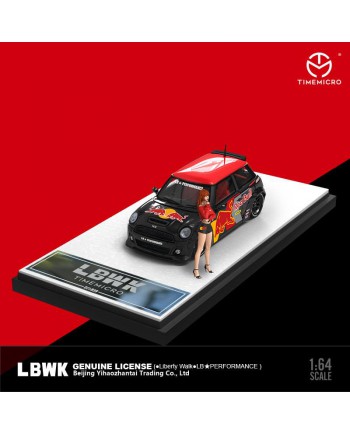(預訂 Pre-order) LBWK TM 1/64 BMW MINI COOPER Monster / Redbull (Diecast car model) Redbull 人偶版