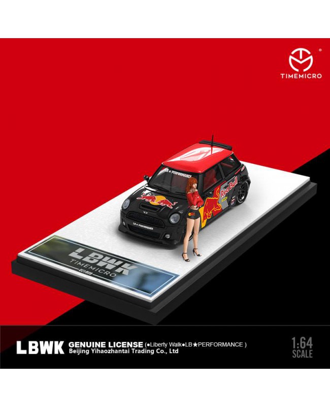 (預訂 Pre-order) LBWK TM 1/64 BMW MINI COOPER Monster / Redbull (Diecast car model) Redbull 人偶版