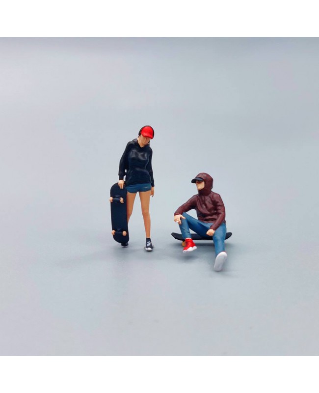 (預訂 Pre-order) GX-Diorama 1/64 Skateboard 男女二人組