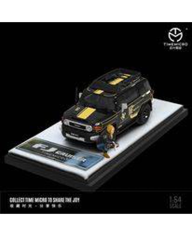 (預訂 Pre-order) TimeMicro 1:64 Toyota FJ Cruiser Jps 黑金色 人偶版 (Diecast car model)