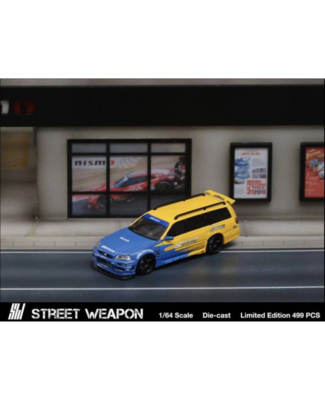 (預訂 Pre-order) Street Weapon 1:64 SPOON STAGEA R34 (限量499臺) (Diecast car model)