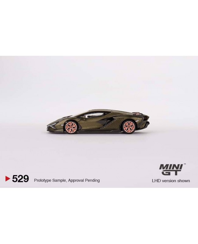 (預訂 Pre-order) MINI GT 1/64 Lamborghini Sián FKP 37  Presentation (MGT00529-L) (Diecast car model)