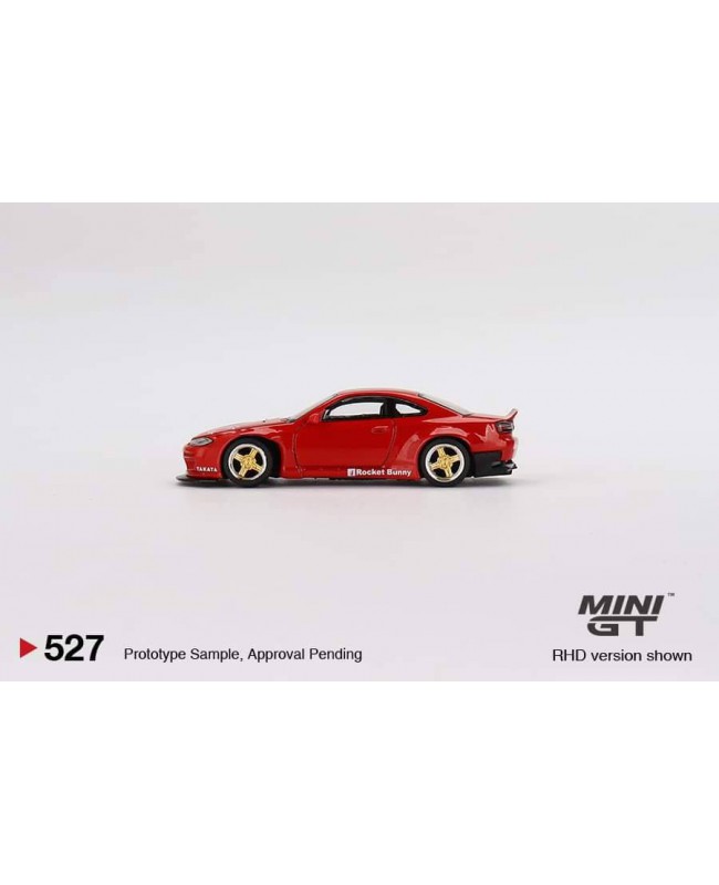 (預訂 Pre-order) MINI GT 1/64 Nissan Silvia (S15) Rocket Bunny Red (MGT00527-R) (Diecast car model)