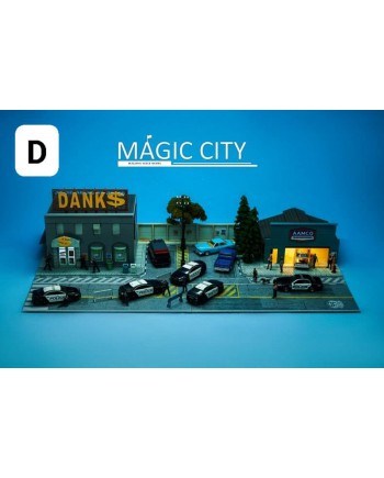 (預訂 Pre-order) Magic City 1/64 American Street View and Repair Shop US0012 美國銀行