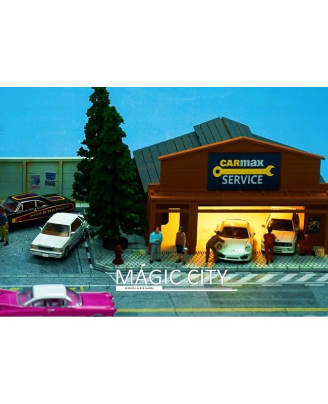 (預訂 Pre-order) Magic City 1/64 American Street View and Repair Shop US0009 美國消防局