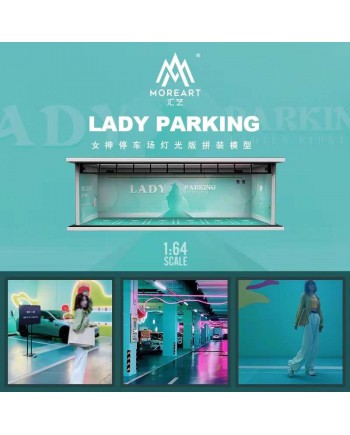 (預訂 Pre-order) MoreArt 1/64 Lady parking garage Tiffany Blue