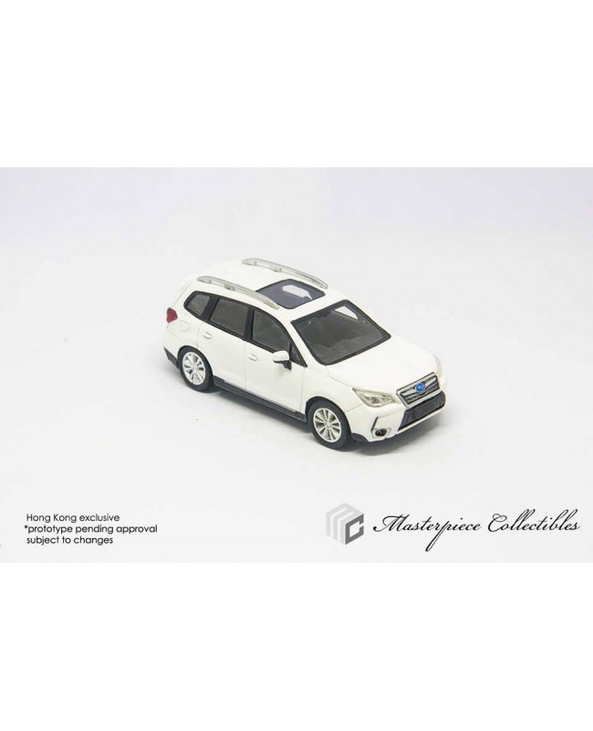 (預訂 Pre-order) Masterpiece 1:64 Subaru Forester XT 4th Generation (White) HK Special Edition (Resin car model)