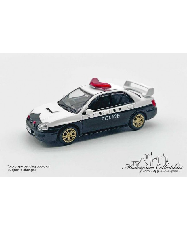 (預訂 Pre-order) Masterpiece 1:64 Subaru Impreza WRX Japan Police (JP03 山口 Yamaguchi Prefecture) (Diecast car model)
