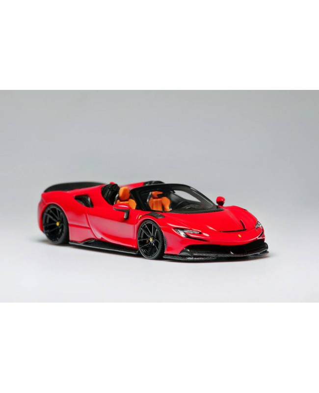 (預訂 Pre-order) [U2]  1/64 Ferrari SF90 Spider Novitec (Resin car model) 限量399台 Red
