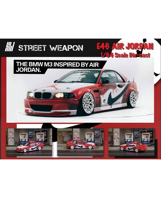 (預訂 Pre-order) Street Weapon 1:64 BMW E46 M3 (Diecasr car model) 限量499台 AJ