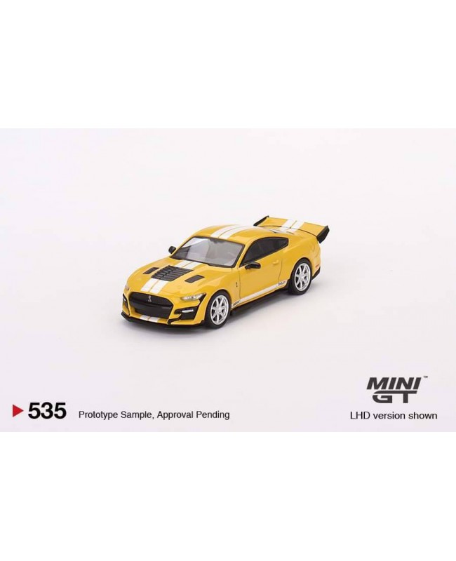 (預訂 Pre-order) MINI GT 1/64 Shelby GT500 Dragon Snake Concept  Yellow  (MGT00535-L) (Diecasr car model)