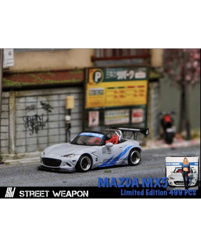 (預訂 Pre-order) Street Weapon 1:64 Rocket Bunny MX5 (限量499台) (Diecast car model)