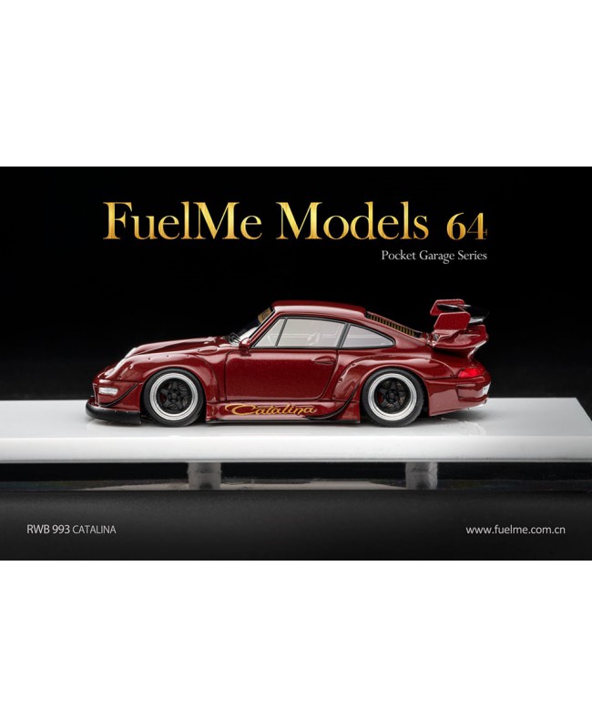 (預訂 Pre-order) FUELME MODELS 1/64 RWB993 (Resin car model) 限量299台 Catalina 紅色