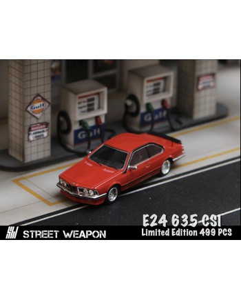 (預訂 Pre-order) Street Weapon 1:64 BMW E24 635 CSI (Diecast car model) 限量499pcs RED