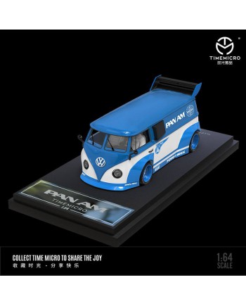 (預訂 Pre-order) TimeMicro 1/64 Volkswagen T1 Van PAN AM Livery (Diecast car model) 普通版