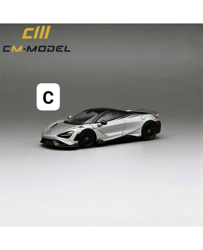(預訂 Pre-order) CM Model 1/64 Mclaren 765LT Sliver CM64-765LT-11 (Diecast car model)