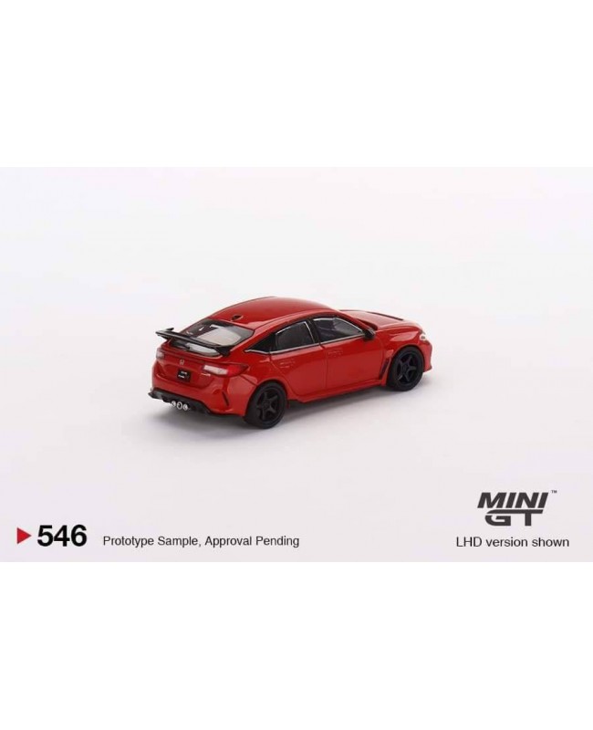 (預訂 Pre-order) Mini GT 1/64 Honda Civic Type R Rallye Red 2023 W/ Advan GT Wheel MGT00546 (Diecast car model)