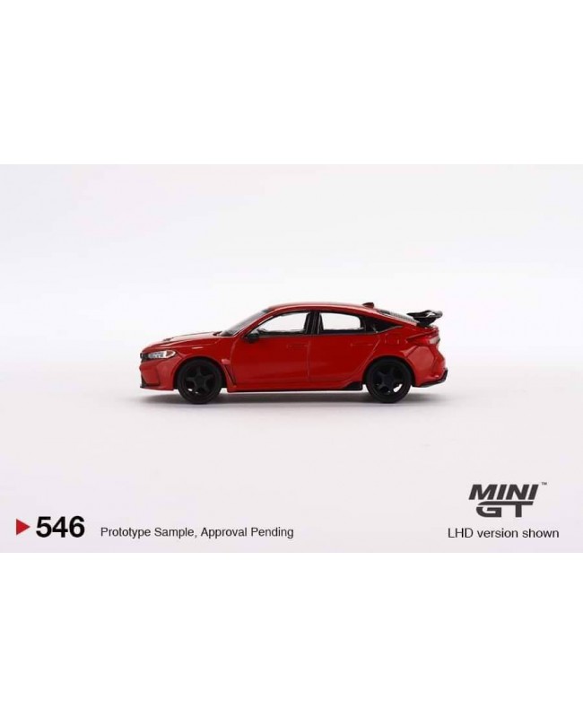 (預訂 Pre-order) Mini GT 1/64 Honda Civic Type R Rallye Red 2023 W/ Advan GT Wheel MGT00546 (Diecast car model)