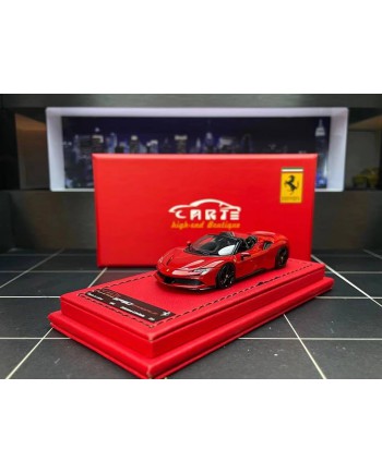 (預訂 Pre-order) ART 1/64 Ferrari SF90 classic red (Resin car model) 限量399台 火山紅敞篷