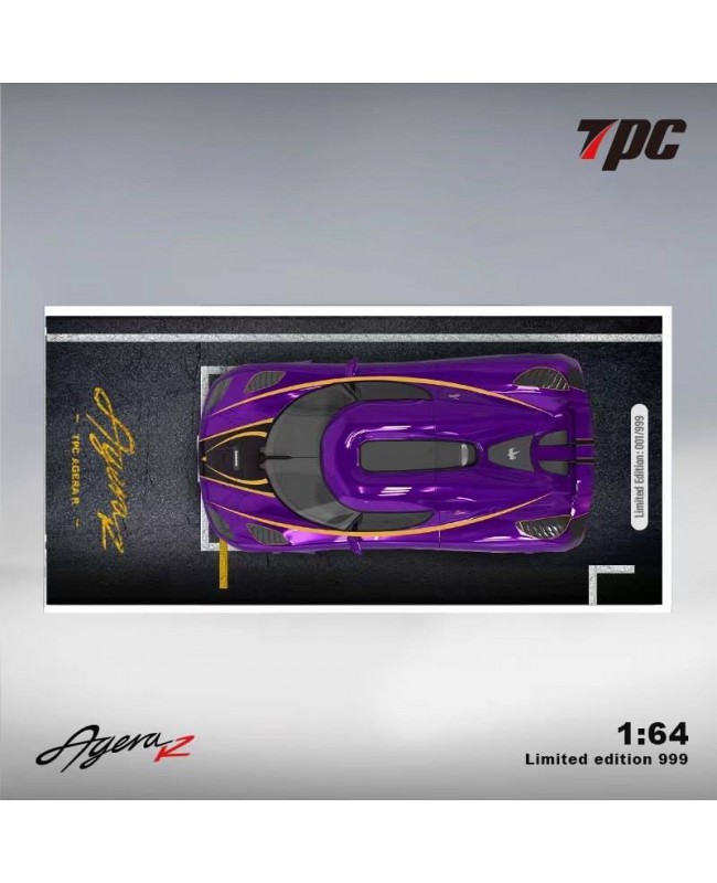(預訂 Pre-order) TPC 1/64 Koenigsegg Agera R Purple color (Diecast car model) 限量999台