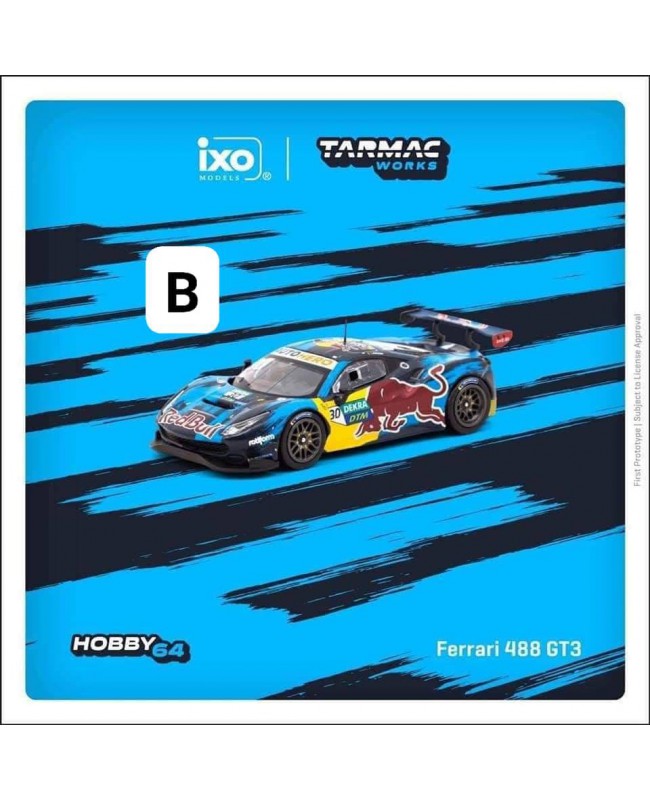 (預訂 Pre-order) Tarmac Works 1/64 T64-072-21DTM30 - Ferrari 488 GT3 DTM 2021 Monza Race 1 Winner Liam Lawson (Diecast car model)