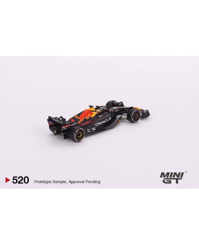 (預訂 Pre-order) MINI GT 1/64 F1 Series Oracle Red Bull Racing RB18 #1 Max Verstappen 2022 Abu Dhabi Grand Prix  Winner (MGT00520-L) (Diecast car model)