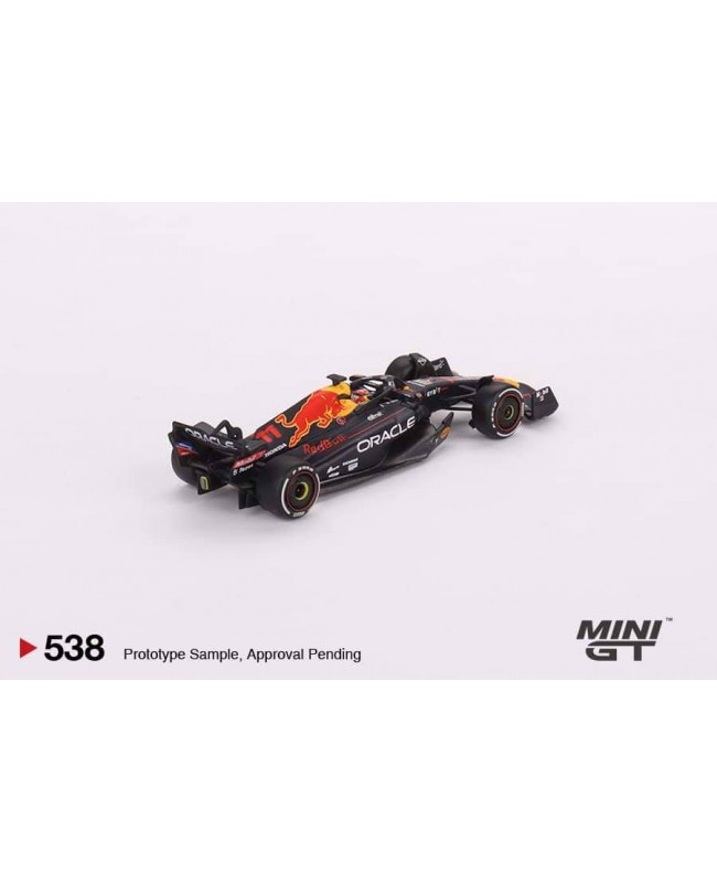 (預訂 Pre-order) MINI GT 1/64 F1 Series Oracle Red Bull Racing RB18 #11 Sergio Pérez 2022 Abu Dhabi Grand Prix  3rd Place (MGT00538-L) (Diecast car model)