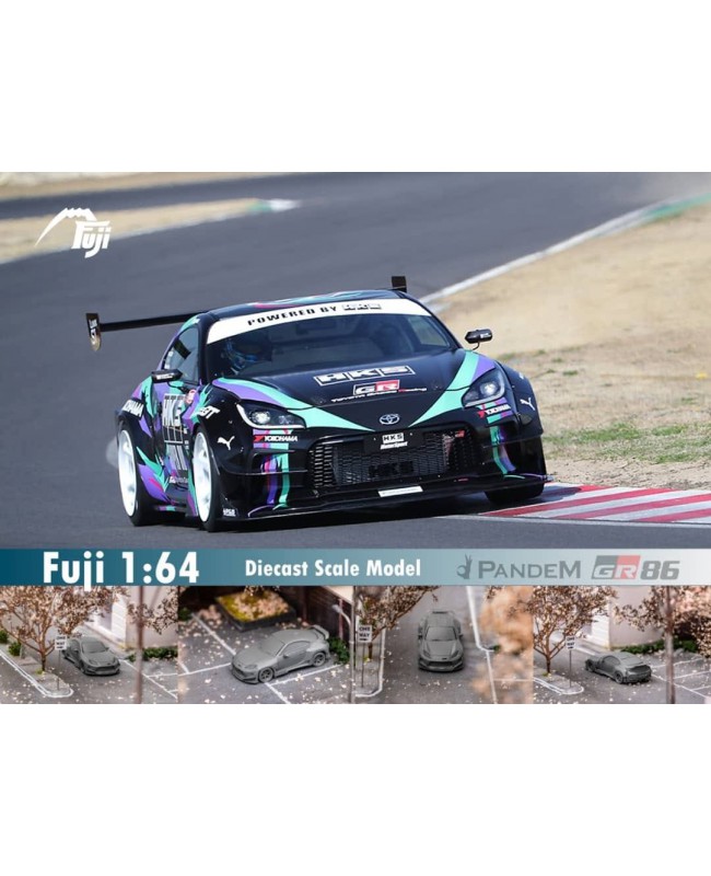 (預訂 Pre-order) Fuji 1:64 Pandem GR86 第2代 Rocket Bunny 改裝版 (Diecast car model) 限量699臺 HKS