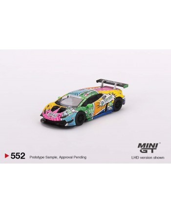 (預訂 Pre-order) Mini GT 1/64 Lamborghini Huracán GT3 EVO #19 GEAR Racing 2020 IMSA Daytona 24 Hrs MGT00552 (Diecast car model)