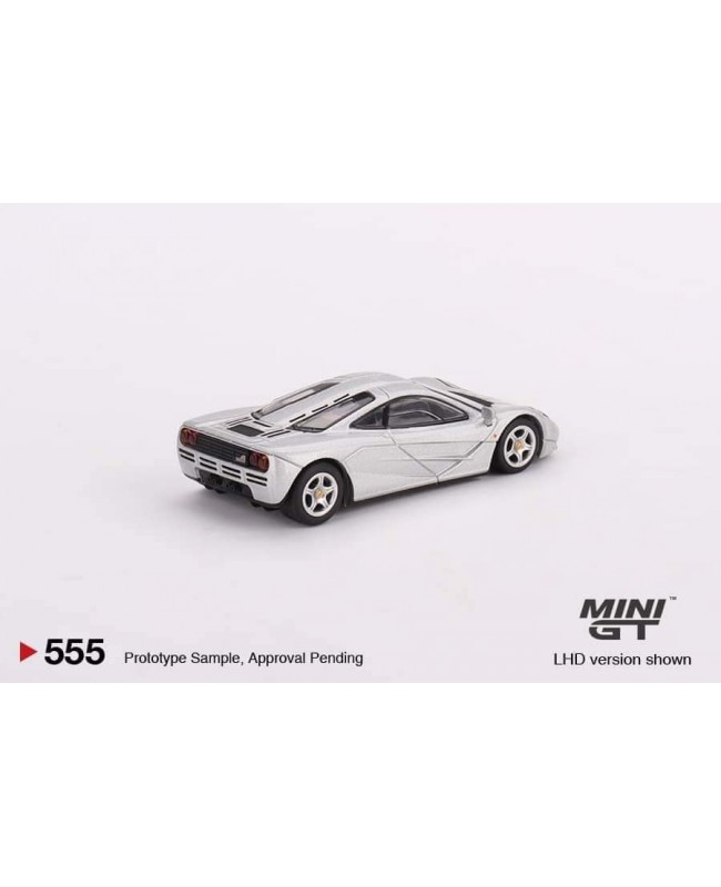 (預訂 Pre-order) Mini GT 1/64 McLaren F1 Magnesium Silver 銀色 MGT00555 (Diecast car model)