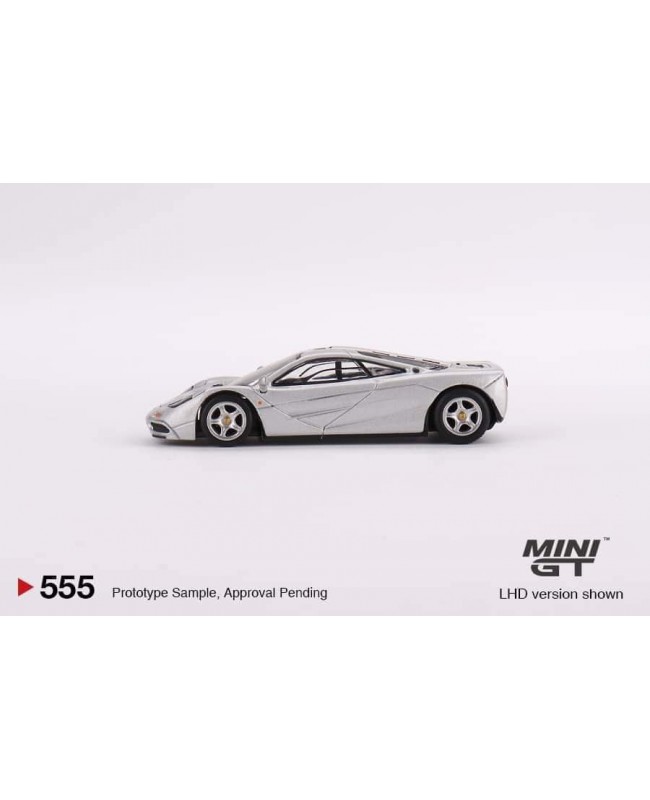 (預訂 Pre-order) Mini GT 1/64 McLaren F1 Magnesium Silver 銀色 MGT00555 (Diecast car model)