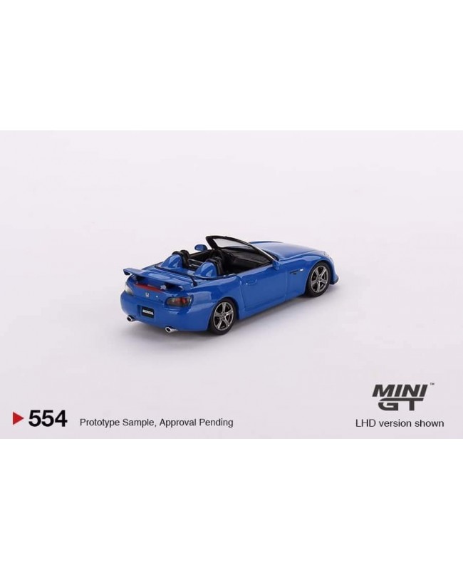 (預訂 Pre-order) Mini GT 1/64 Honda S2000 (AP2) CR Apex Blue 藍色  MGT00554 (Diecast car model)