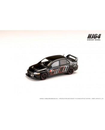(預訂 Pre-order) HobbyJAPAN 1/64 MITSUBISHI LANCER GSR EVOLUTION 9 RALLIART HJ646054BK : BLACK MICA (Diecast car model)