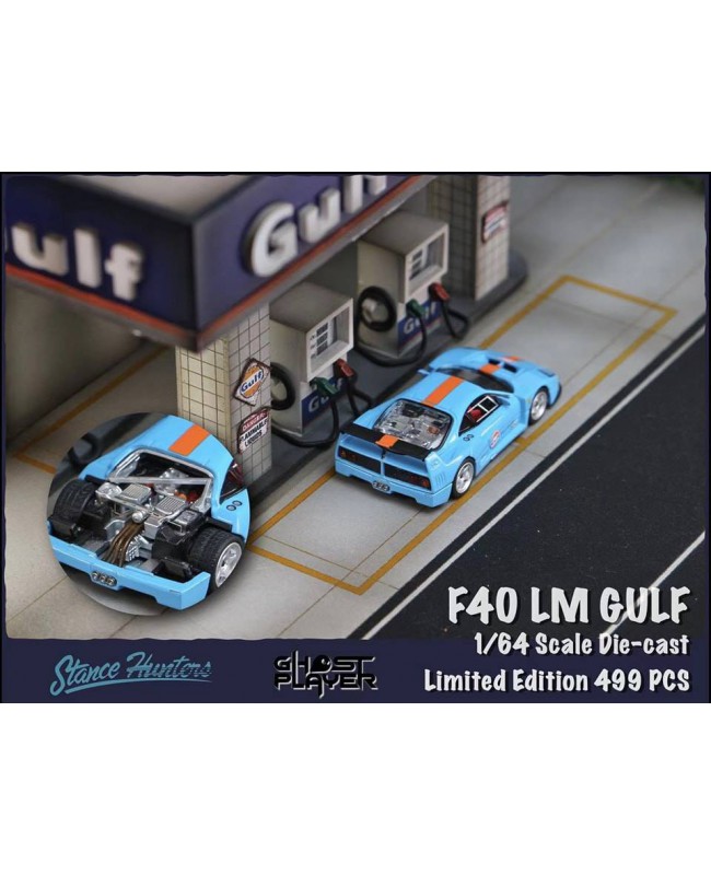 (預訂 Pre-order) Stance Hunters 1/64 Ghost Player F40 LM Gulf (Diecast car model) 限量499台