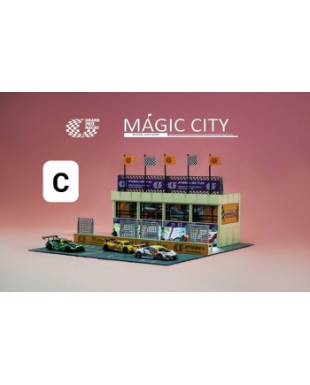 (預訂 Pre-order) Magic City Model 1/64 Macau Grand Prix 70th anniversary 特別款賽道 GT0011 4門P房