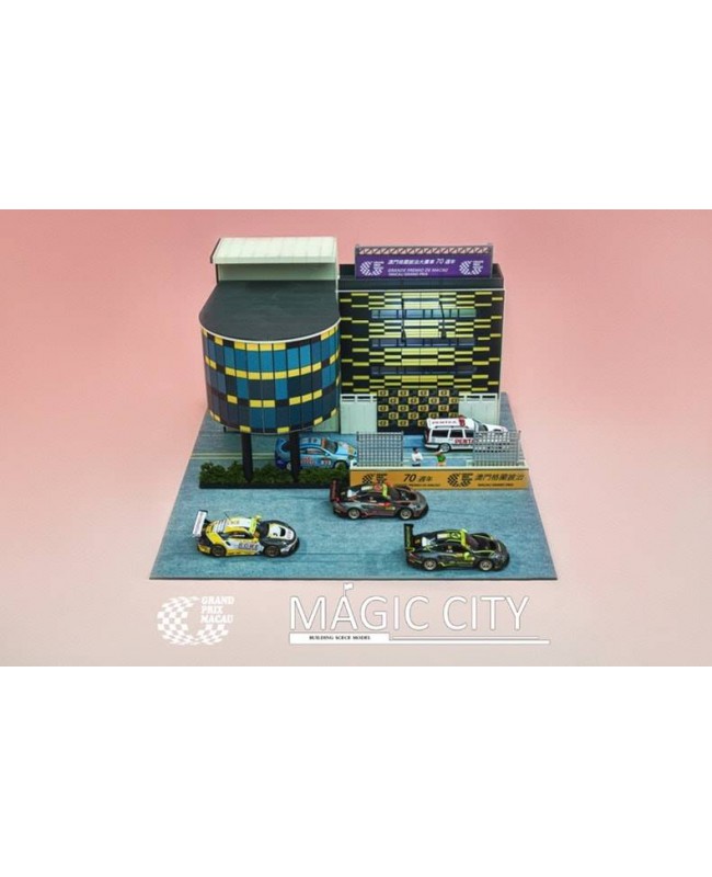 (預訂 Pre-order) Magic City Model 1/64 Macau Grand Prix 70th anniversary 特別款賽道 GT0010 主樓