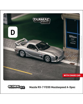 (預訂 Pre-order) Tarmac Works 1/64 Mazda RX-7 FD3S Mazdaspeed A-Spec T64G-012-SL (Diecast car model)